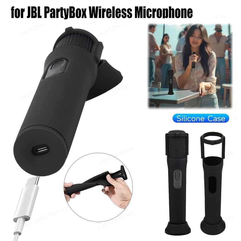 Shockproof Microphone Silicone Case for for JBL Wireless Microphone Stand Accessories