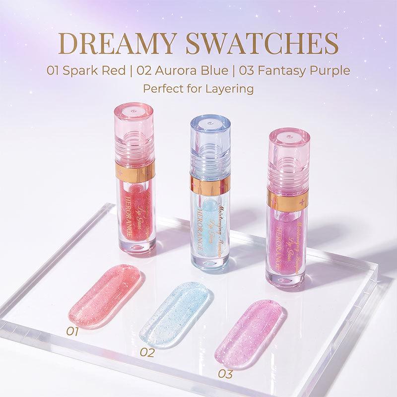 Elegant Clear Lip Gloss Set: Moisturizing, Hydrating, Non-Stick, Multi-Color, Glittering Shine, Mirror Finish.