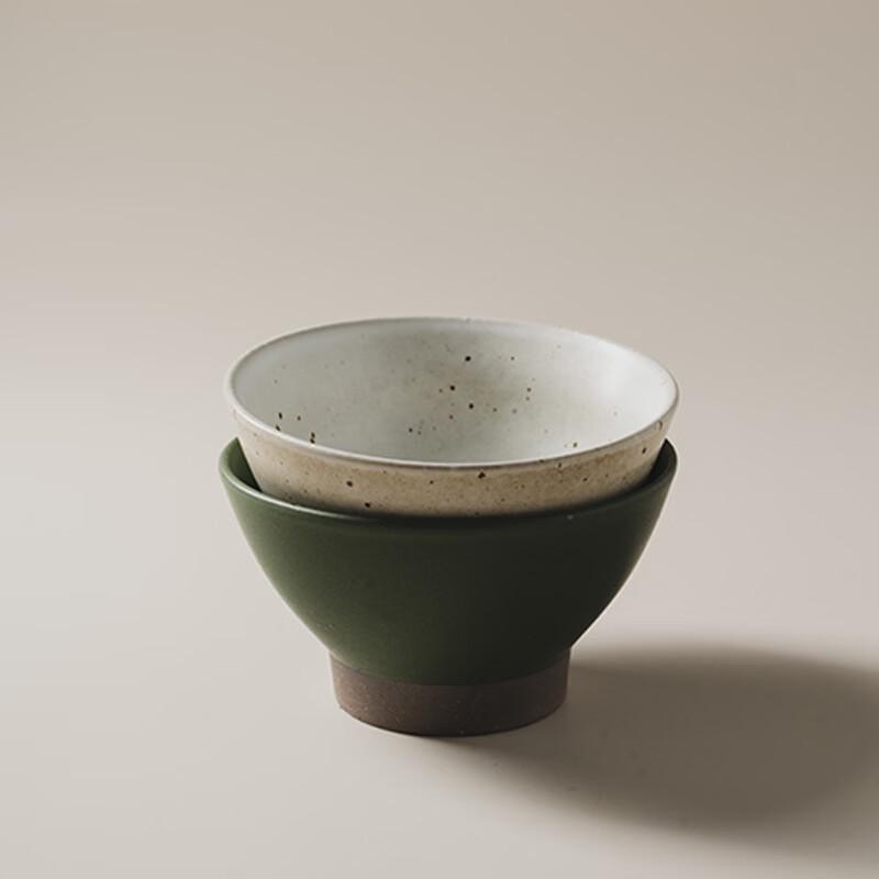 Retro Coarse Ceramic Conical Noodle Soup Bowl