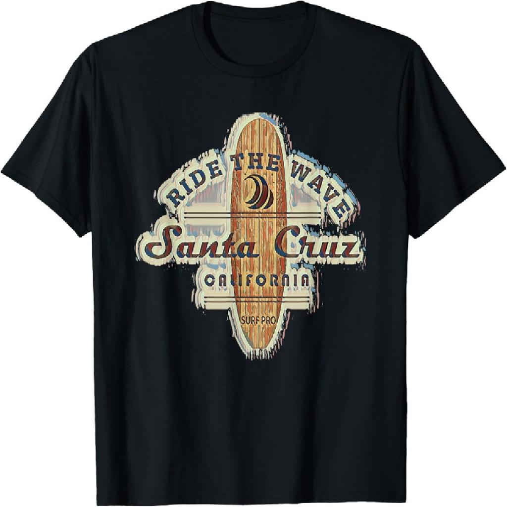 Santa Cruz, Surfer Surfboard Vintage Tshirt T-Shirt