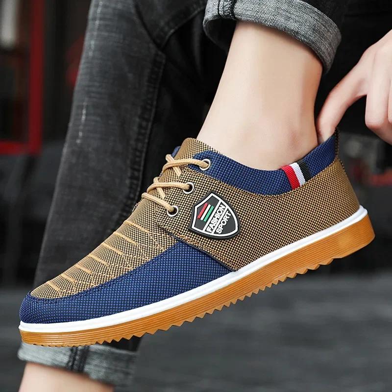 Espadrilles Herren Freizeitschuhe Atmungsaktiv Britische Herren Sneakers Bequem Weich Walking Ballerinas Arbeit Erbsen Schuhe Für Herren Canvas