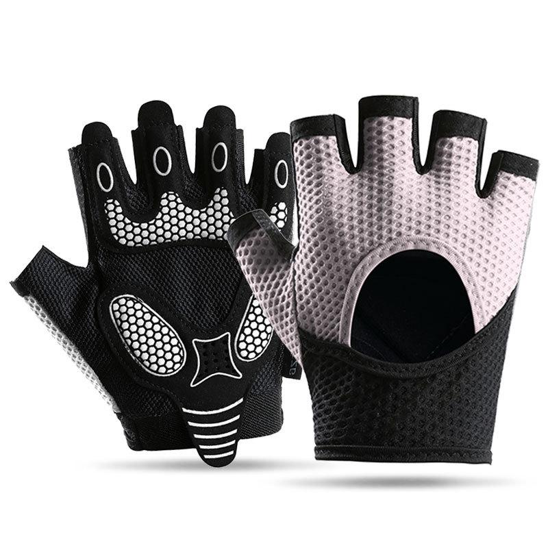 Cycling Fitness Half-finger Gloves Men's and Women's Sports Non-slip Wear-resistant Soft Gloves
