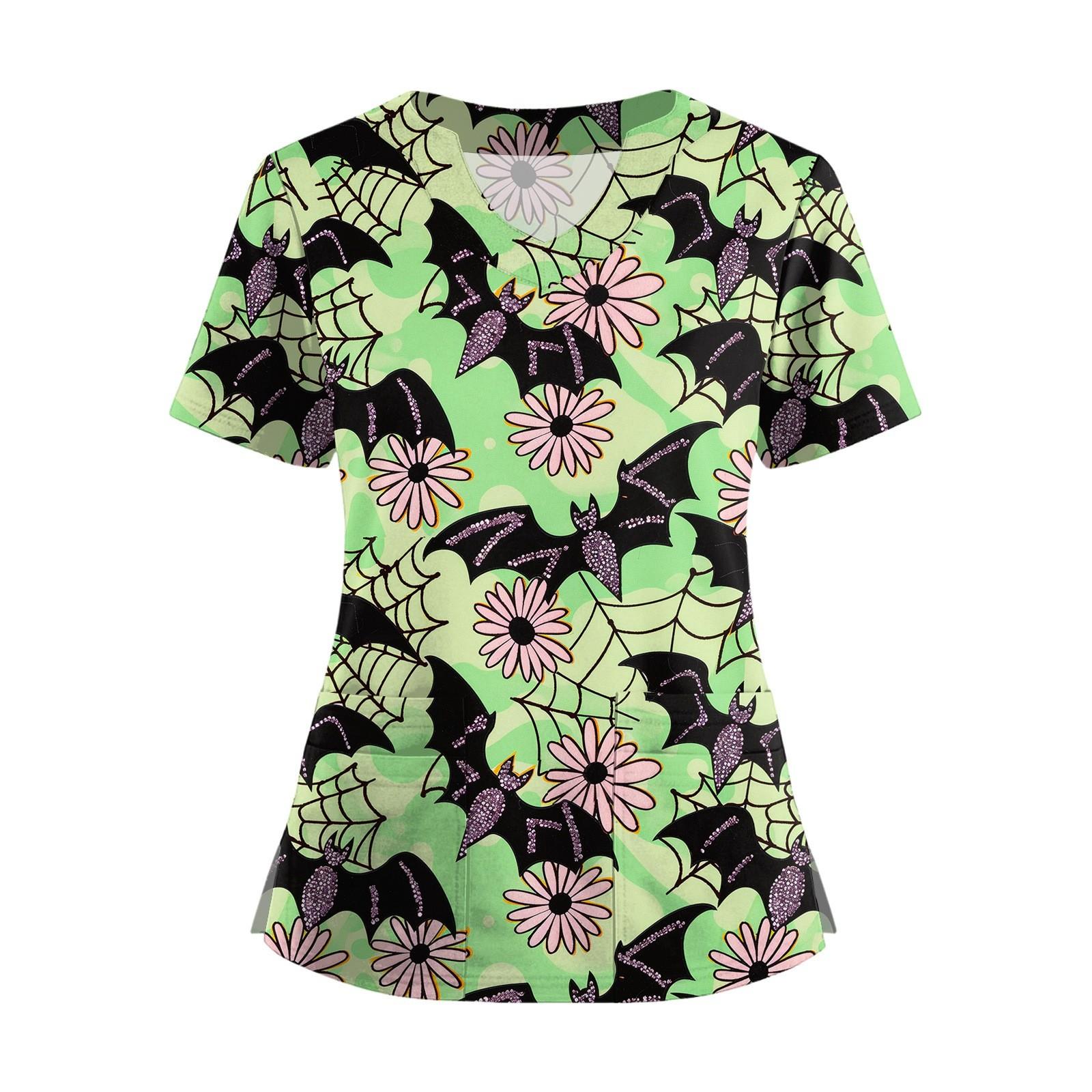 

Женская футболка с коротким рукавом, однотонная, с V-образным вырезом, на пуговицах сбоку, с разрезом XXL