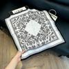 European and American style scarf square scarf imitation silk 71cm retro cashew print literary headband suit with decorative scarf