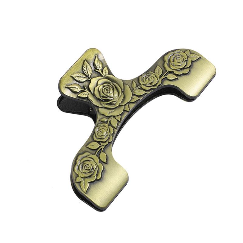 Vintage Zinc Alloy Page Antique Bookmarks For Book Lovers Vintage Flower Bookmark Engraved Flower Book Clip Page Holder