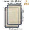1PC, 2PCS Silicone Baking Mats for Oven, 2 Sizes 30/42cm, Non Stick & Heat Resistant Bakeware Sheets, for Cookie, Macaron, Bread