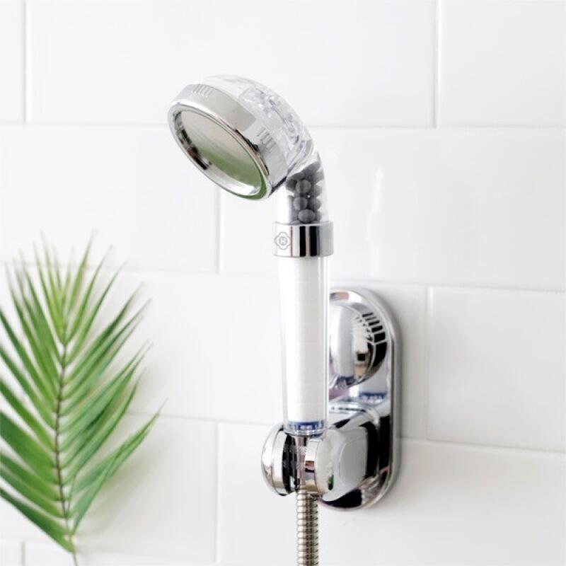 

Powerful water pressure 3-stage adjustable dual filter