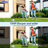 15MP HD Triple-Lens Outdoor PTZ Camera with Waterproof Build, WiFi, Full-Color Night Vision, 10x Zoom, and Two-Way Audio.