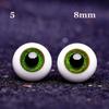 1Pair 6/8/10/12/14 Mm Glass Eyes Eyeball For Bjd Doll Blue Black Safety Animal Toy Eyes Diy Doll Making Crafts Toy Accessories