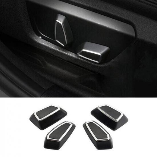 Seat Adjust Handle Button Matte Black Switch Cover Fit For BMW F20 F21 F22 F23