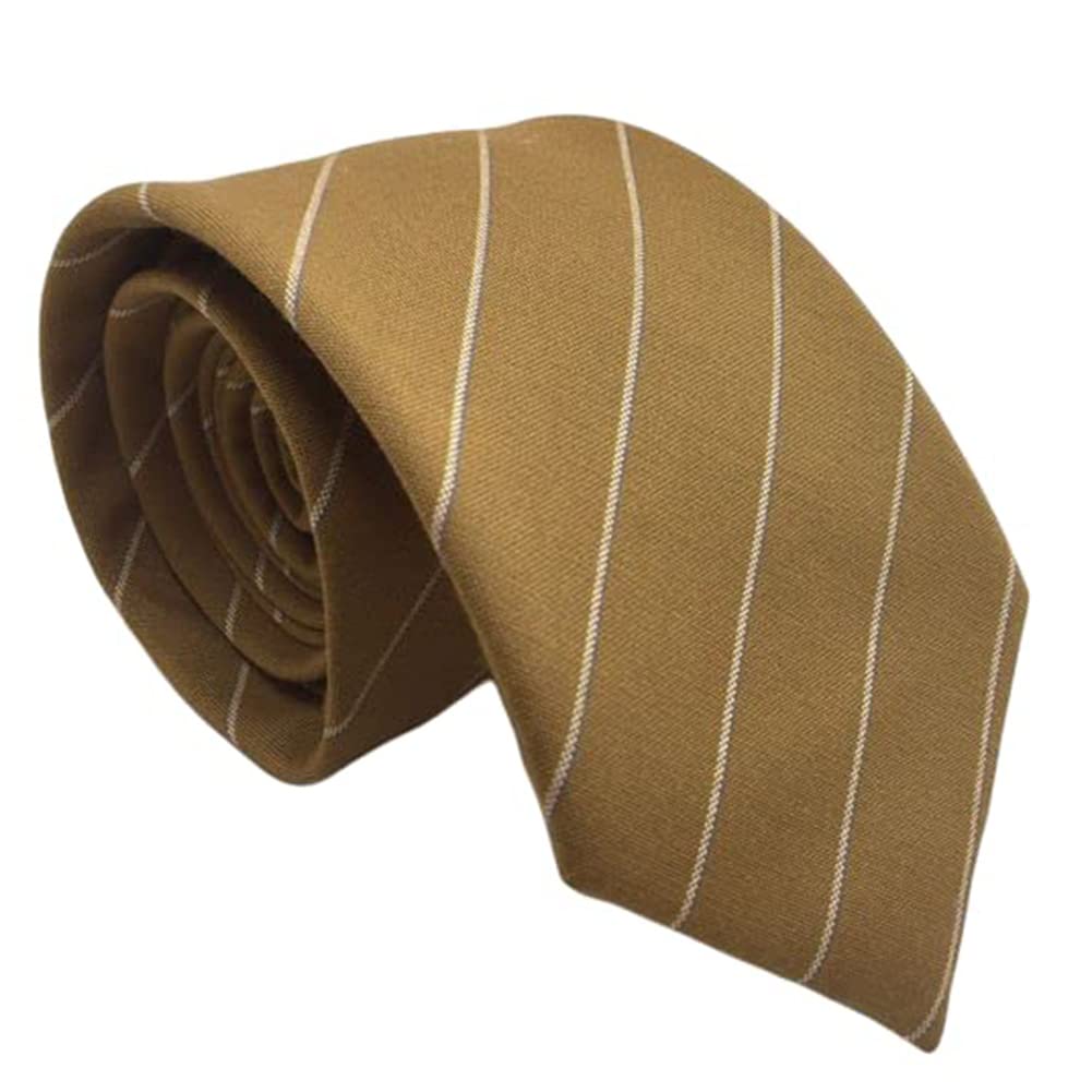 

[NECOTIA] [Amazon Exclusive Brand 7.5cm Wide Green Tie, Washable, Earth Tone, Casual (Earth Tone)]