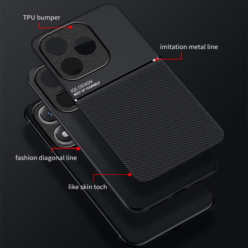 Rugged Non-Slip Magnetic Case For Honor 400 Lite 5G Portective Cover Back Shell Coque Fundas Capa