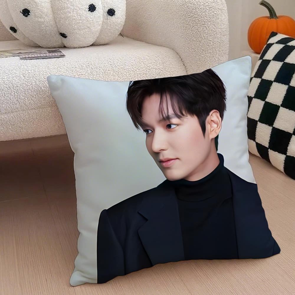 Handsome Korean Actor LLee Minho Cushion Cover Throw Pillow Cover Hidden Button Durable Polyester Chair Cushion