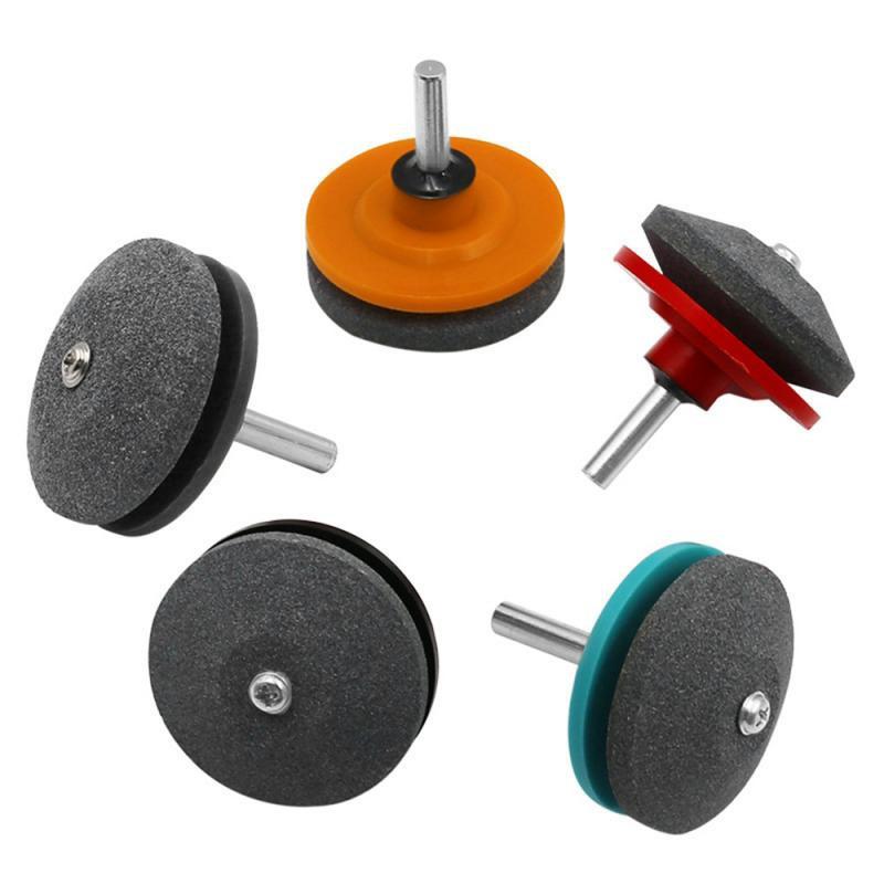 1Pcs Lawn Mower Sharpener Lawnmower Sharpener for Power Hand Drill for Power Hand Drill Knife Sharpening Stone Grindstone