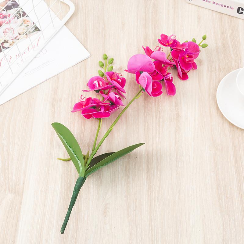 Phalaenopsis Simulation Artificial Flower Room Wedding Decoration Plants Green