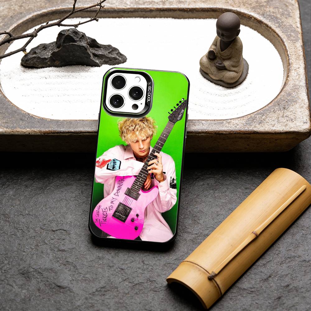 MGK M-Machine-GUN K-Kelly Handyhülle Für IPhone 16 17 15 14 12 13 Pro Max Schwarze Farbe Stoßfeste Hülle