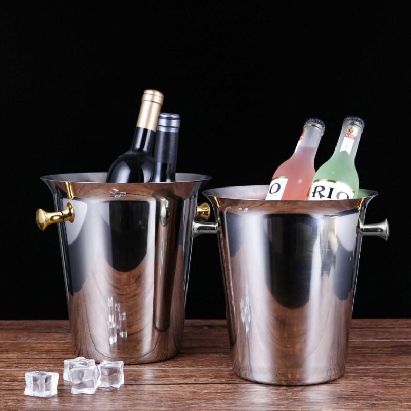 5L Stainless Steel Portable Ice Bucket