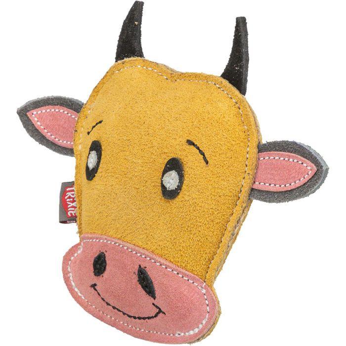 Jouet Peluche Pour Chien Vache En Cuir Trixie