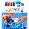 Creative Building Role Play Accessories Magicking Water Gel Toy Easy Carry Case for Kids Ages 5 and Up