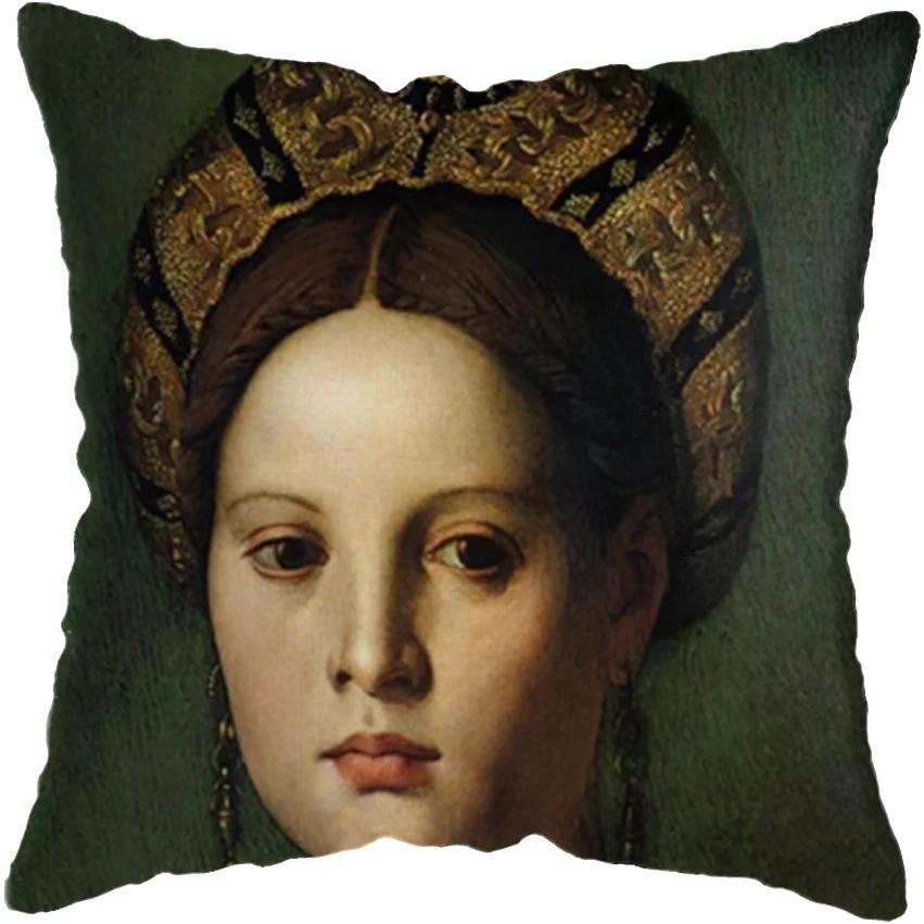 Huse de pernă pictură cu figuri amuzante europene clasice, husă de pernă, decor pentru casă, figură amuzantă suflând bule, huse de pernă