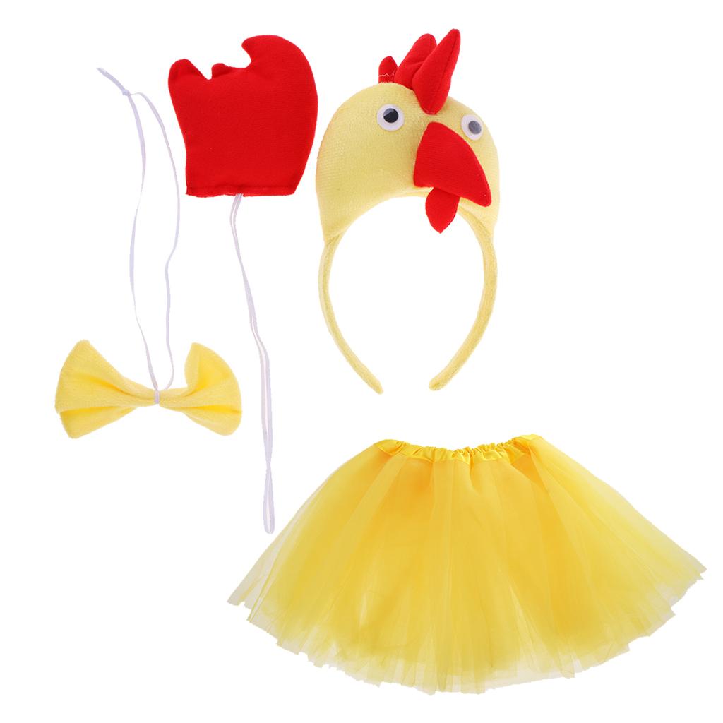 Kinder Tierkostüm Küken Ente Hase Schwein Set Schulaufführung Fasching