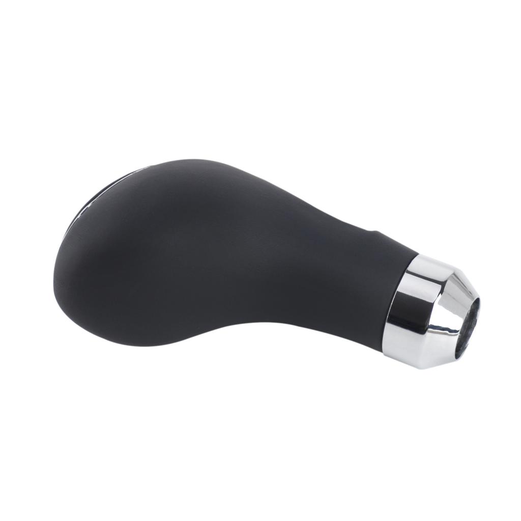 Automobile Leather Black Gear Shift Knob Universal M8 M10 M12 For Automatic Manual Transmission Car Shift Lever Gear Stick Shift