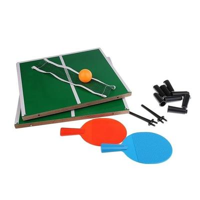 Miniature Game with Ping Pong Table 2 Rackets, Net and 4 Balls