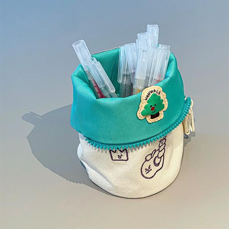 

Простой пенал с вертикальным откидным верхом, высокая ценность, для учениц средней школы, большой вместимости, сумка для хранения канцелярских принадлежностей