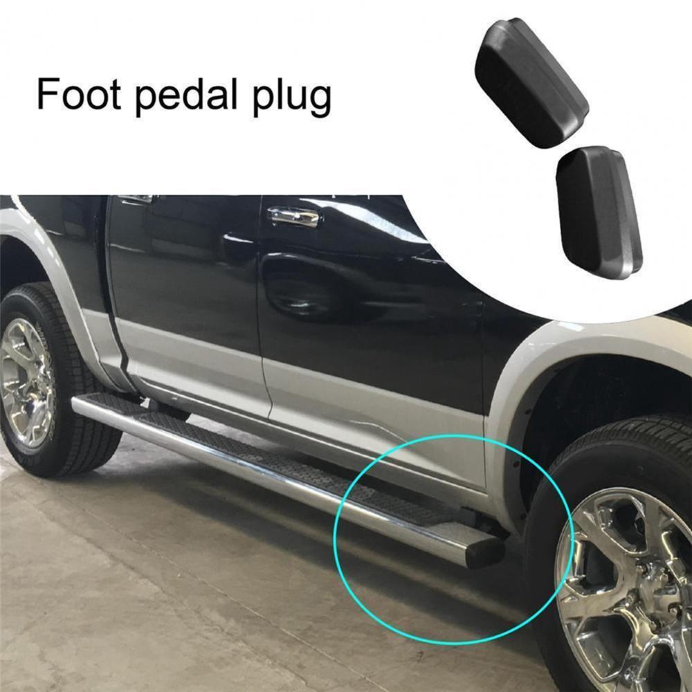 

New For Dodge Ram 1500 2500 3500 2013-18 68193113AA Pair Tubular Side Step End Caps