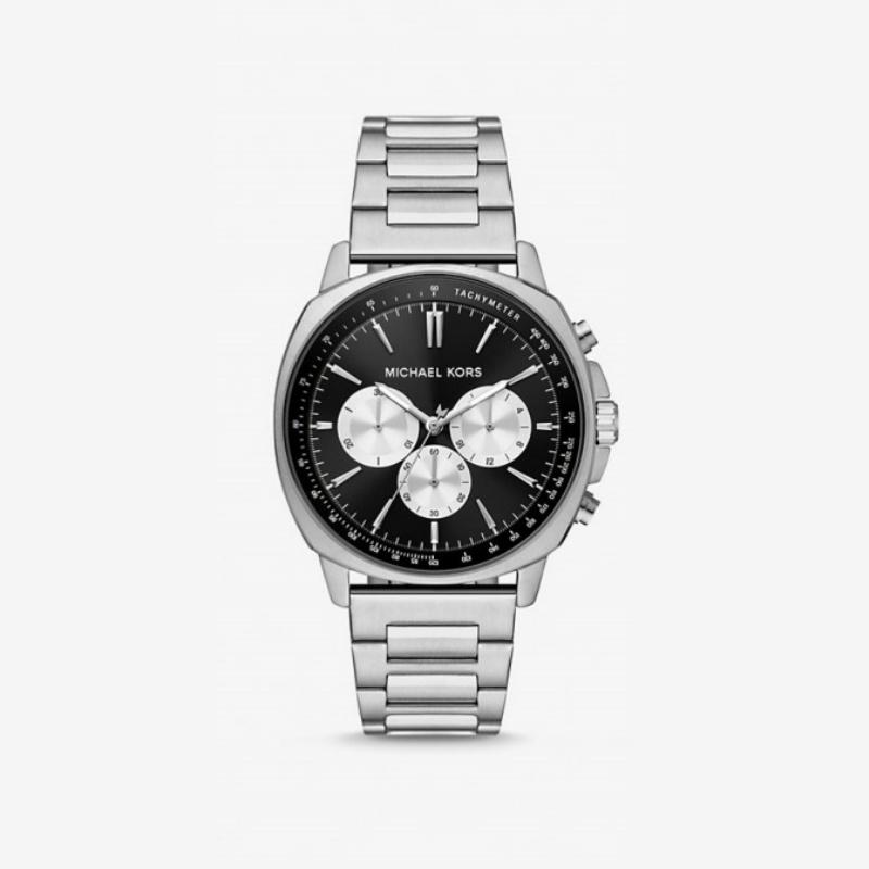 

Спортивные кварцевые часы Michael Kors MKO9004 с многофункциональным циферблатом, черного цвета чёрный