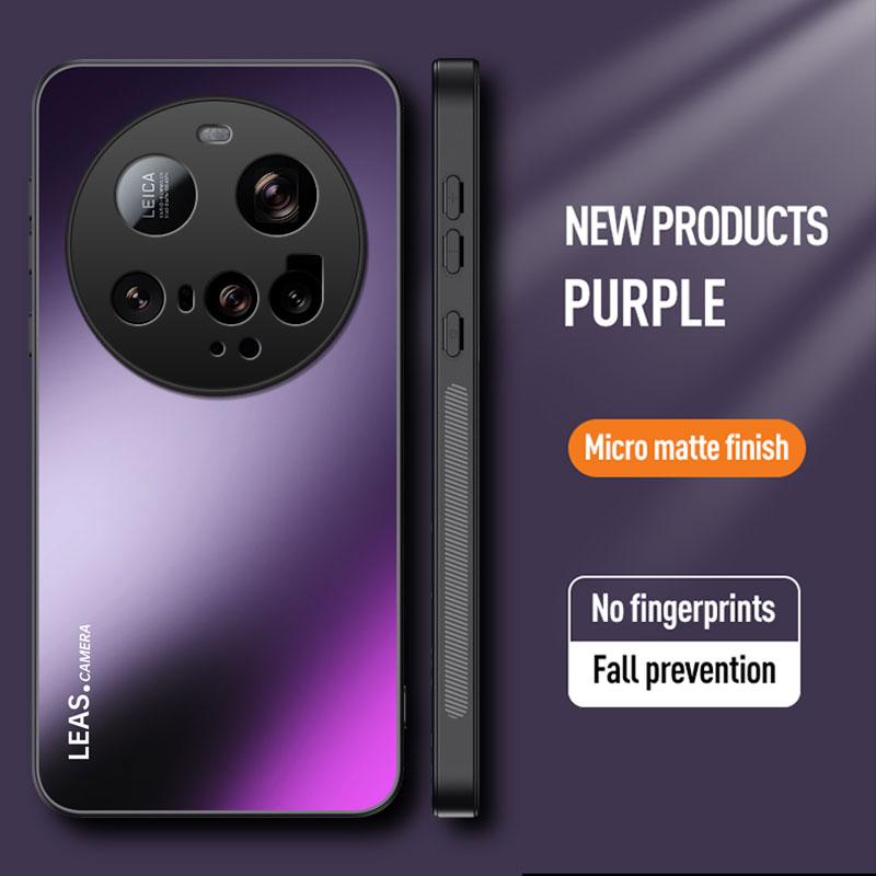 

Противоударный AG матовый мягкий TPU+PC матовый чехол для задней крышки для Xiaomi 15 Ultra Xiaomi15Ultra 5G чехол для телефона Coque For Xiaomi 15 Ultra фиолетовый