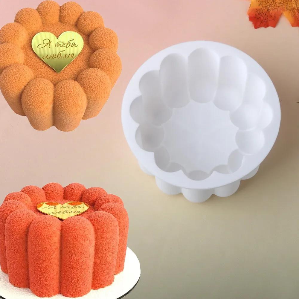 Silikonowa Forma na 1/6 Komórki, Wielokomorowa do Pieczenia Ciasta, Musu, Mydła, Świecy, Rękodzieła, Narzędzia i Akcesoria Kuchenne do Pieczenia