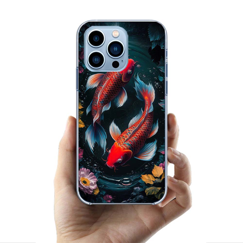 Majestic Koi Fish Cases Phone Case For Iphone 17E 16E 17 Air 16 Pro Max 15 Pro 14 Plus 11 13 12 Mini Cover Cases Compatible with