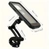 Waterproof and Shockproof Motorcycle and Bicycle Phone Holder, Universal 360° Rotatable Adjustable Motorcycle and Bicycle Phone Holder