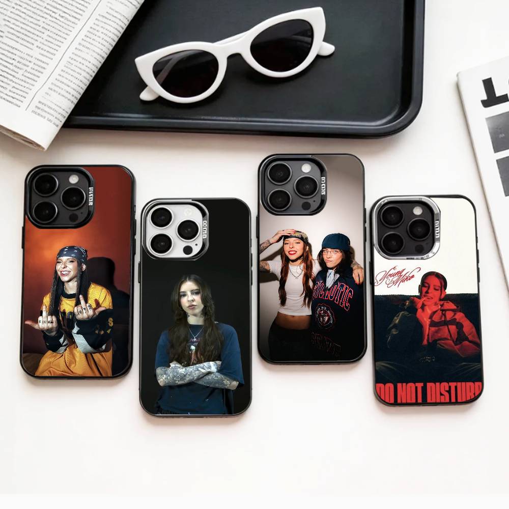 Sängerin Young Miko Nicht stören Handyhülle Für iPhone17,16,15,14,13,12,11 Plus,Pro Max Farbige Silberbeschichtete Innenabdeckung