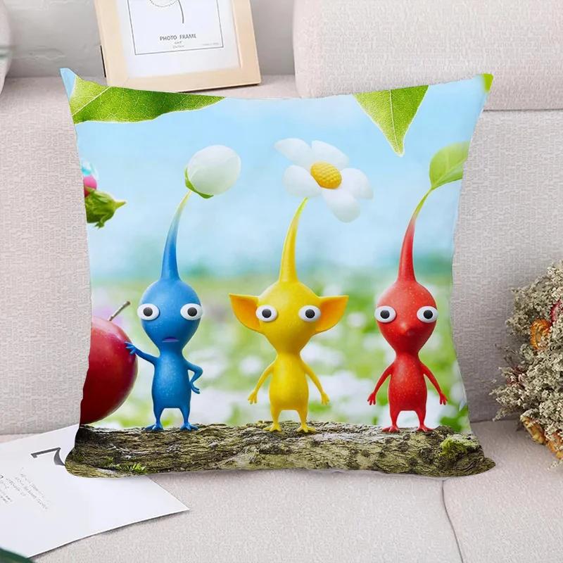 PIKMINS Kuddfodral för Kuddar Dekorativa Soffkuddar Kuddar Heminredning Kort Plysch Örngott 40x40 Soffa 45*45 Säng