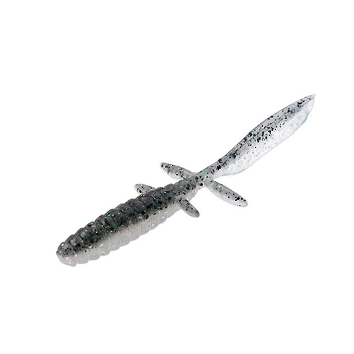 JACKALL DB Yuma Free 3.8 inch Dark Thunder/Clear Silver