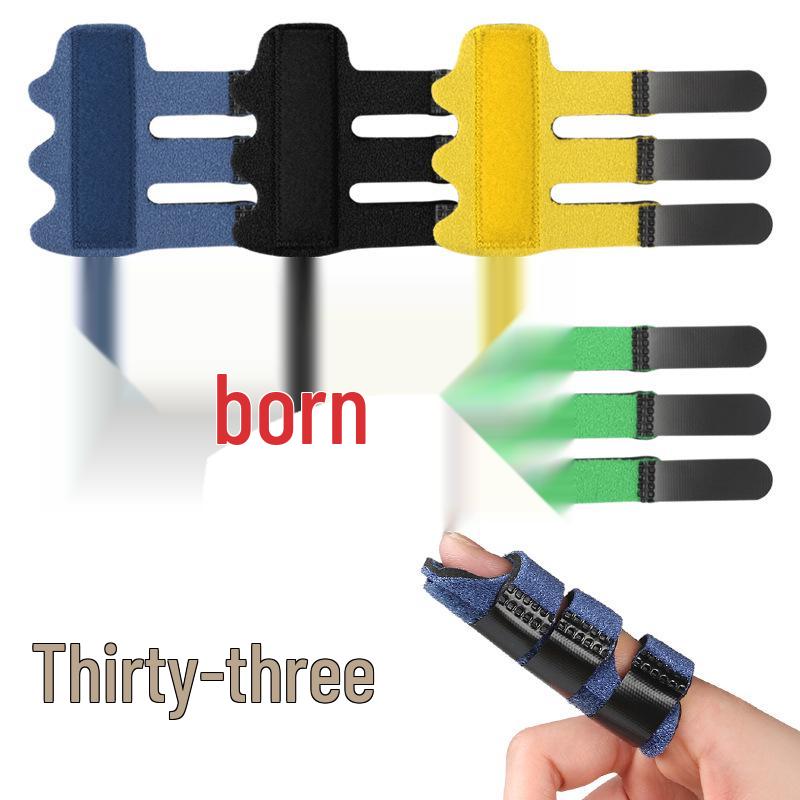 Hand Support Finger Splint with Steel Plate – Comfortable Sports Protector for Five Fingers