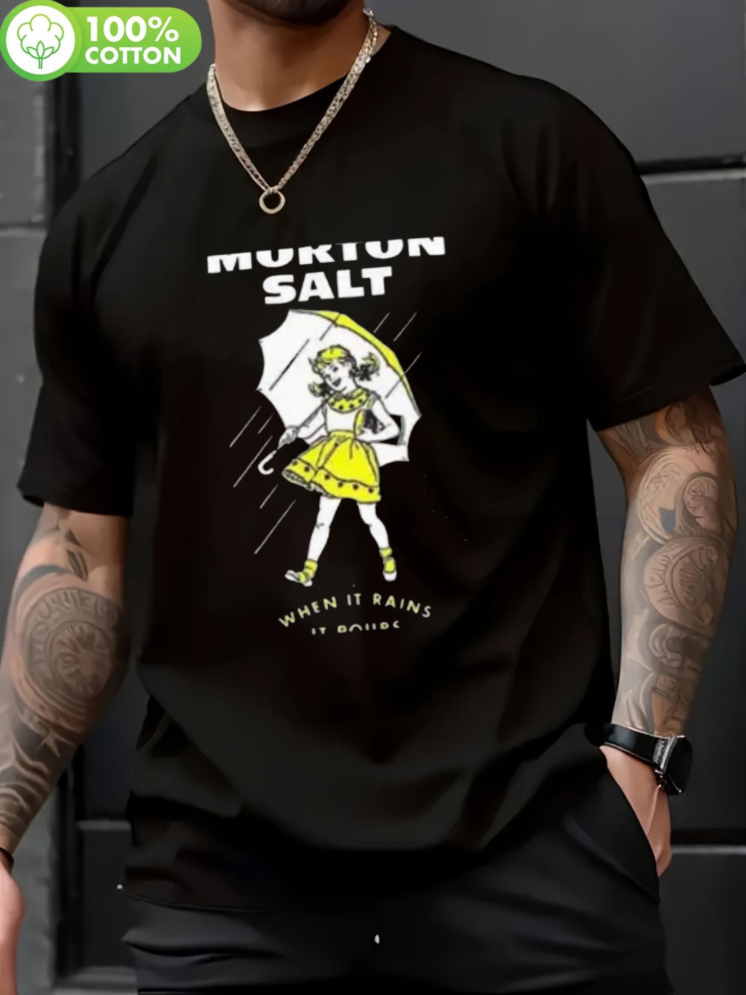 Plus Size Cotton Tshirt - Morton Salt Graphic L