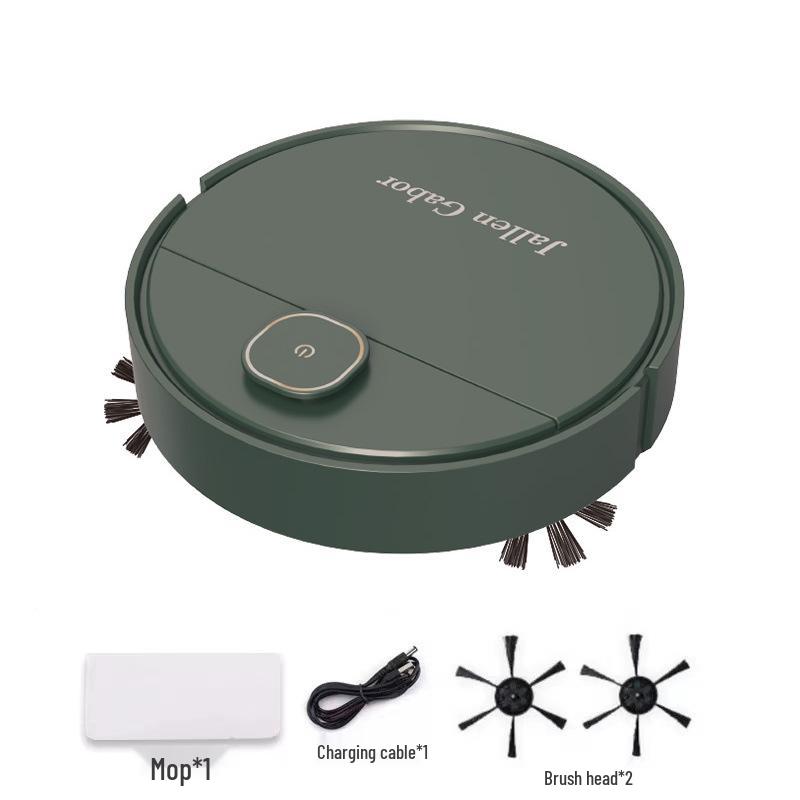 Smart 3-in-1 Robotic Vacuum Cleaner: Rechargeable & Compact Home Appliance