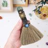 Halloween Brooms Compact Energy Crystal Witch Broom For Bedroom Cleansing Healing Supplies Home Decoration For Meditation Room