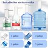 Drinking Water Pump Electric Liquor Pump Adjustable Water Bottle Pump Portable Smart Quantitative Alcohol Dispenser for Camp