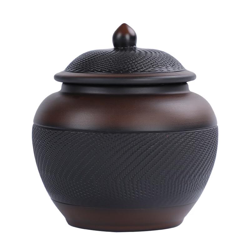 Dingle Zisha Purple Clay Tea Storage Jar