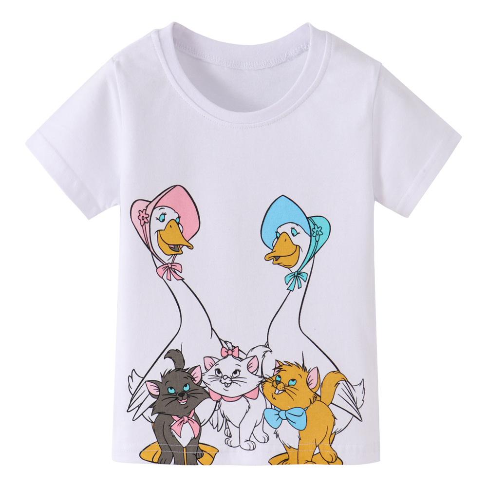 Children s clothing summer new short-sleeved girls T-shirts infants baby bottoming shirts 100