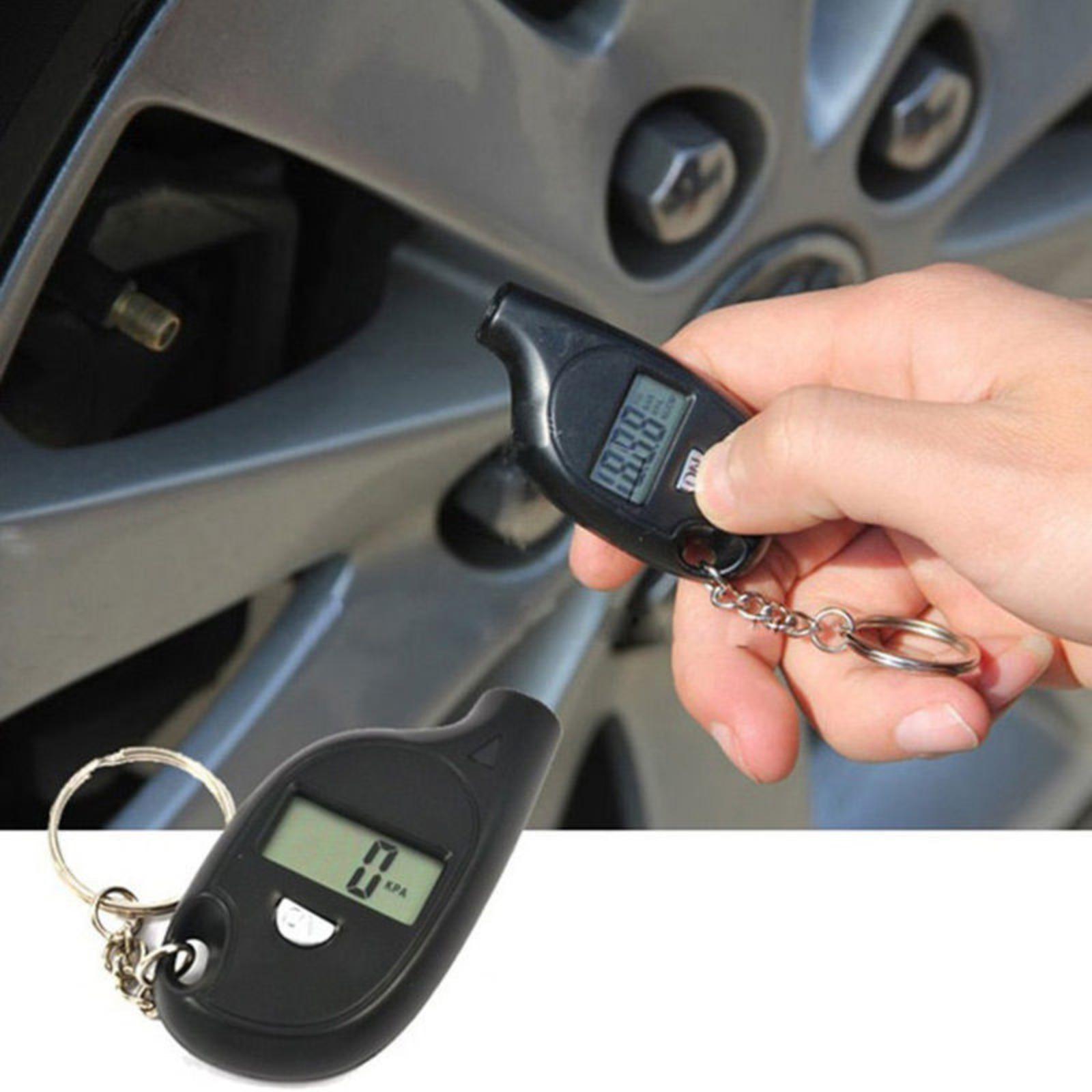 Keychain Tire Pressure Gauge Digital Display For Measuring Car Tire Pressure, Tire Pressure Gauge, Tire Pressure Gauge, Car Buckle One Size