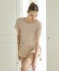 Debiweeo Mellow Waffle Crop Top Devi-T0157-Beige