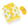   Vest Lsh Fruit Printing Lace Hem Hook and   Design Small Animal Harness Set for Chinchilla Ferret