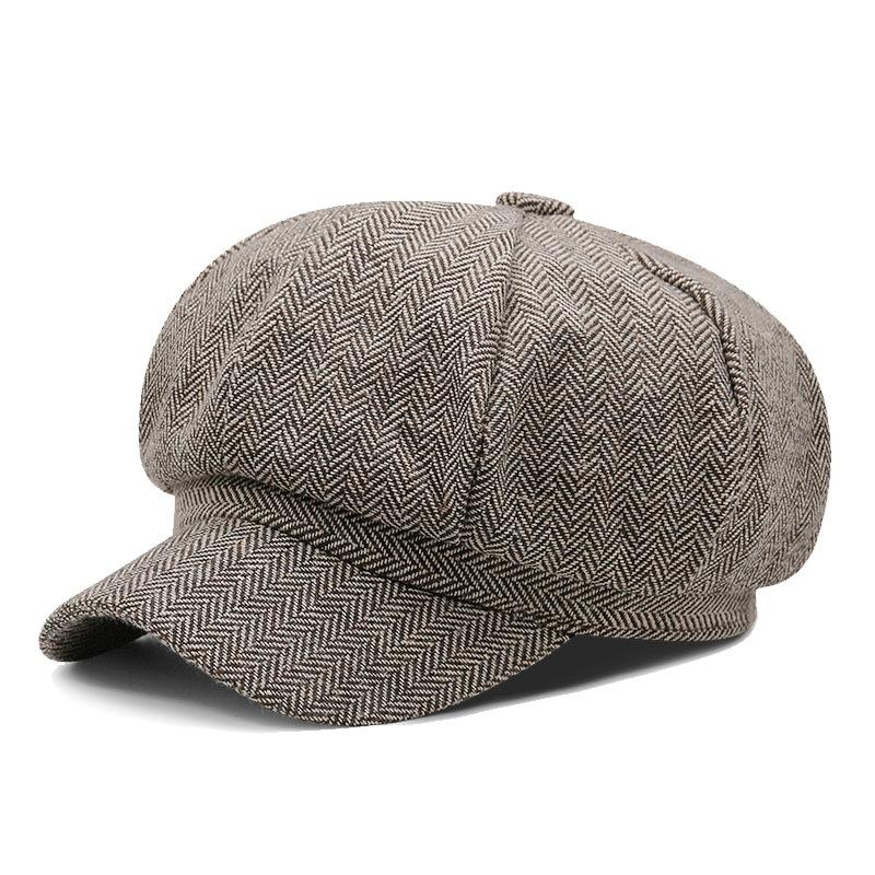 Cappello Maschio Inglese Spina di Pesce Ottagonale Cappello Retro Beret  Painter Cappello All-match Newsboy Hat acquista in modo economico —  spedizione gratuita, recensioni reali con foto — Joom