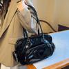 Retro Shoulder Bags For Women Trendy Pu Leather Multiple Pockets Female Tote Bag  New Solid Large Capacity Commuter Handbags