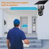 8MP 4K WiFi Wireless Solar Lens Dual Display 4G SIM IP CCTV Camera Motion Detection PTZ Security Protection Monitor